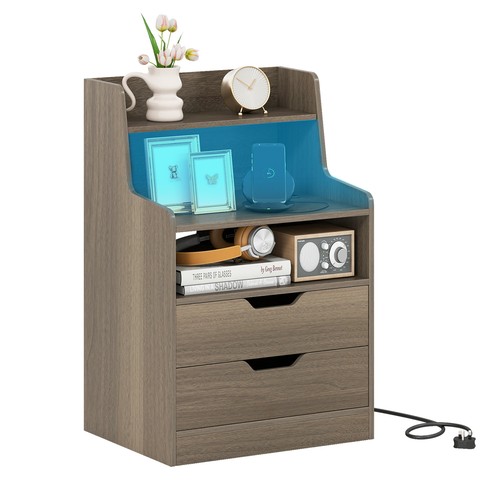 Led bedside table - led, with