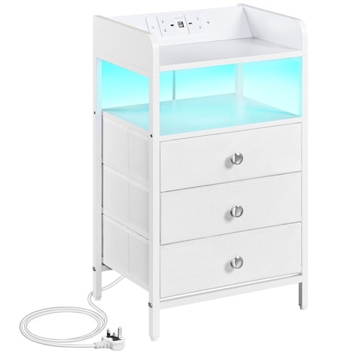 Bedside table with - table, charging