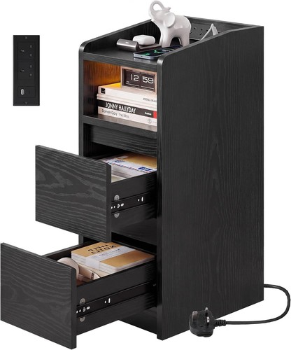 Bedside table with - bedside,