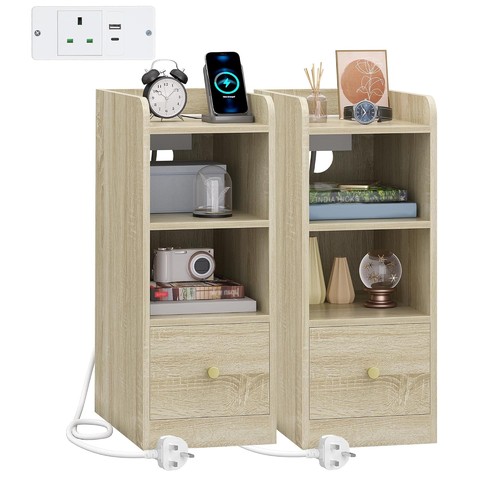 Hzuaneri slim bedside tables - hzuaneri,