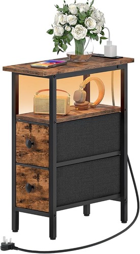 Slim bedside table with - slim,