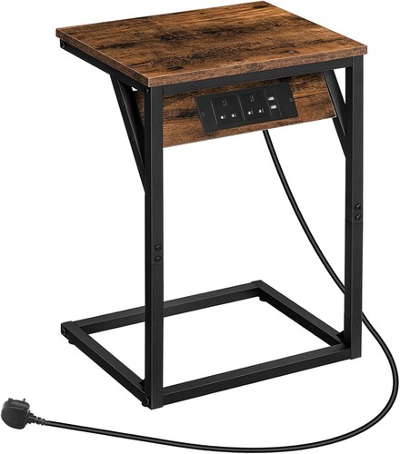 Shaped side table bedside - c,