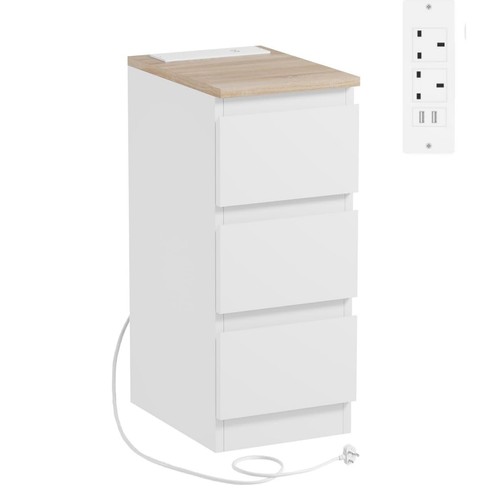 Menaka 25cm narrow bedside - 25cm,