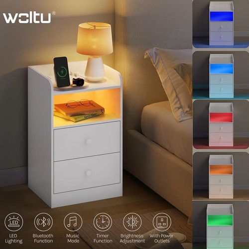 Woltu bedside table with - woltu,
