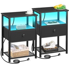 AMHANCIBLE Bedside Table Set