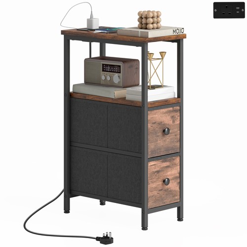 Homcom side table - table,, narrow