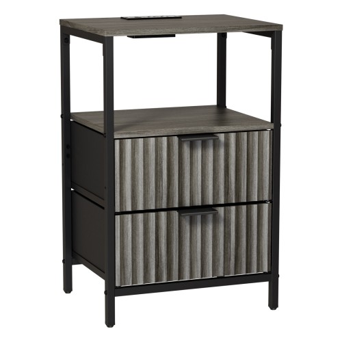 Bedside table with charging - bedside,