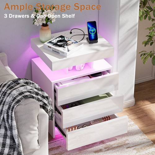 Bedside table - bedside, cabinet
