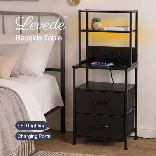 Levede bedside table - table, with