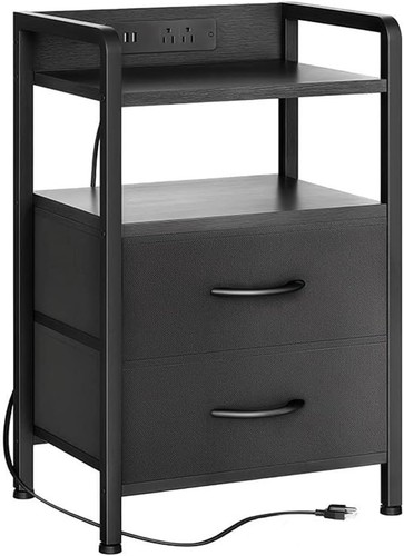 Bedside table with - table,
