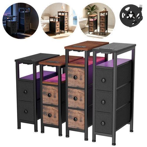 Bedside table narrow side - narrow,