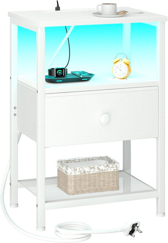 Bedside table side - bedside, with