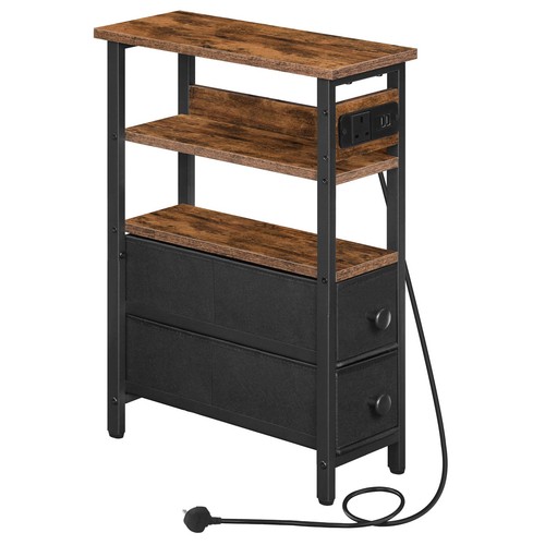Side table with charging - side,