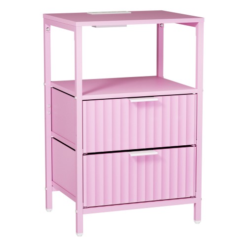Bedside table with - table, charging