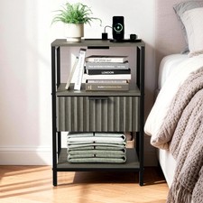 Bedside Table With Charging