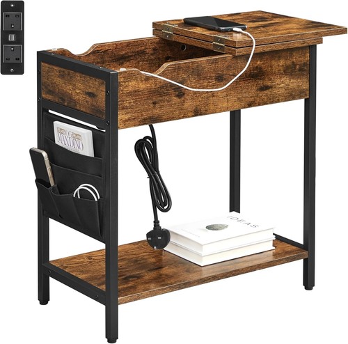 Slim side table - with, charging