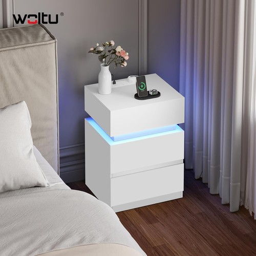 Woltu bedside table nightstand - bedside,