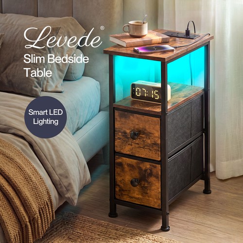 Levede bedside table narrow - levede,