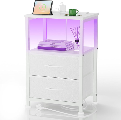 Bedside table with - table,