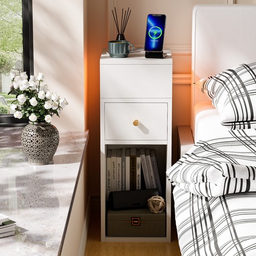 Led bedside table drawer - bedside,