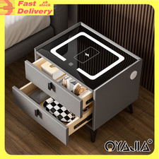 LED Bedside Table with 2