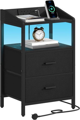 Bedside table with - bedside,