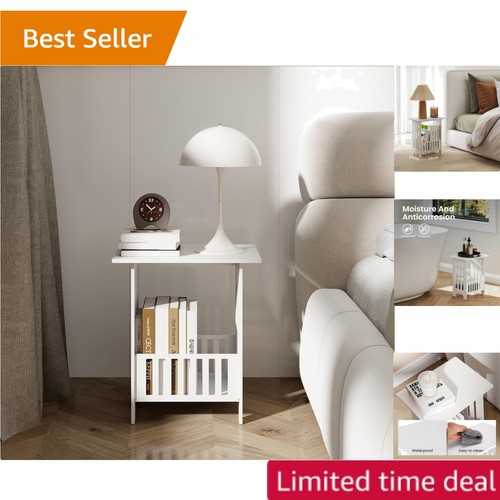 Compact modern nightstand with - compact,