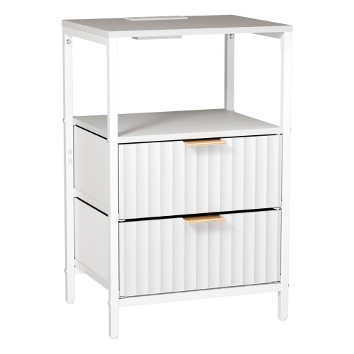 Bedside table with - table,
