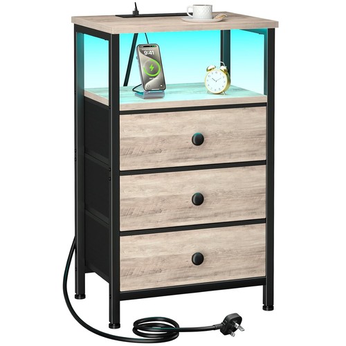 Loakekel bedside table with - bedside,