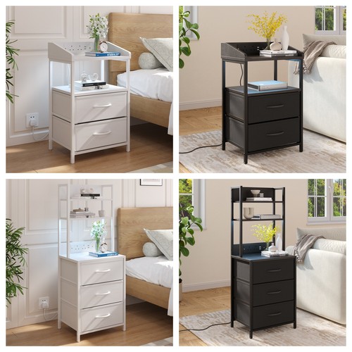 Nightstand with charging - with,