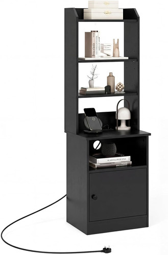 Bedside table with - with, charging