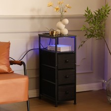 Narrow Side End Table Bedside