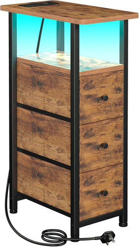 Slim bedside table with - slim,