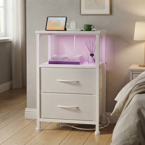 Elegant space saving bedside - space-saving,