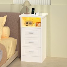 Bedside Table With Charging