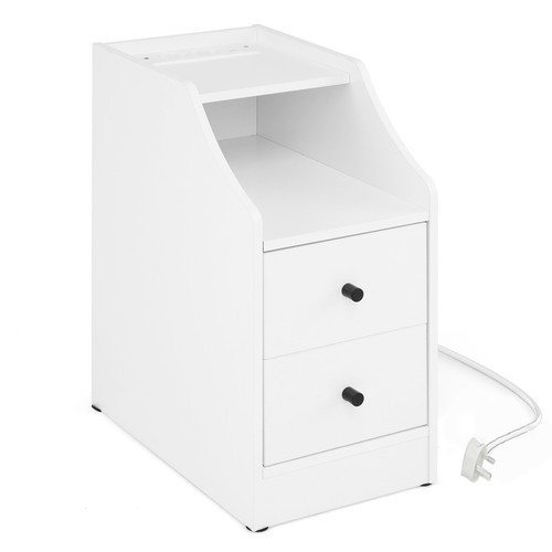 Side end table with - with, charging