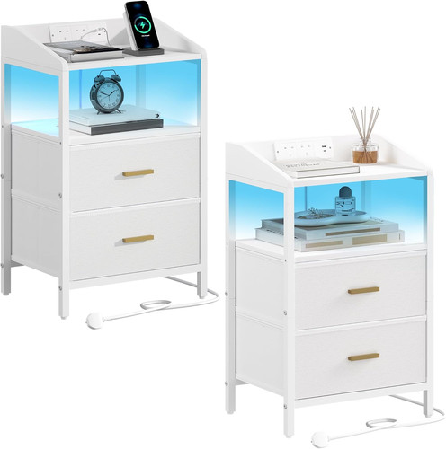 Bedside tables set with - bedside,