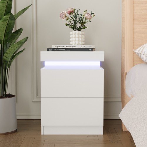 Led drawer bedside - 3, table