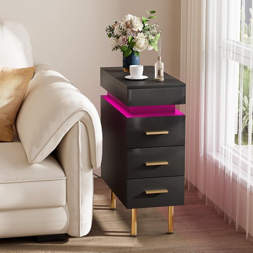 Bedside table with charging - bedside,