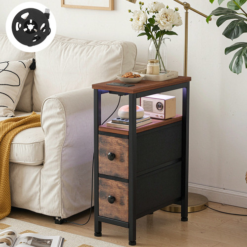 Slim side table with - slim,