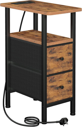 Narrow bedside table slim - bedside, table,