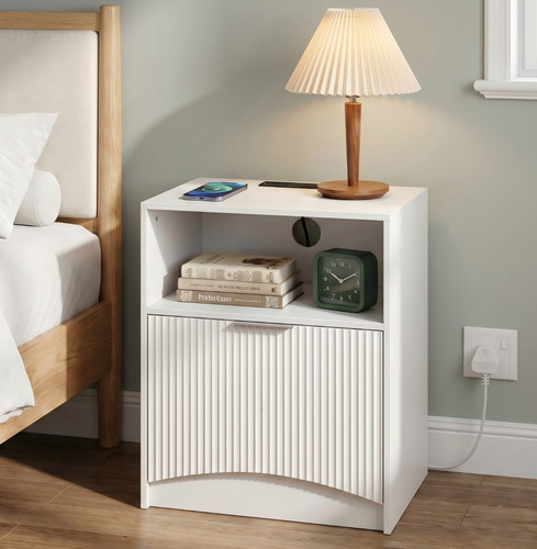 Bedside table large drawer - large,